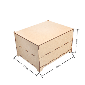 Comoda Com Gaveta Laser - medida